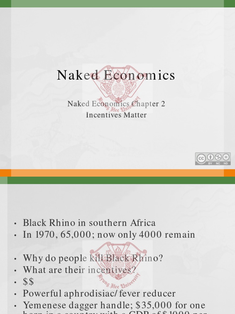 Naked Economics Incentives Matter PDF Price Discrimination Taxes