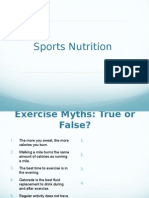 Foods 2 - Sports Nutrition