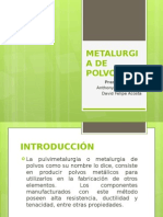 Metalurgia de Polvos