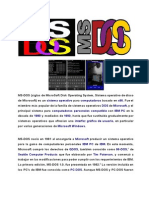 Que Es Ms-Dos y Principales Comandos