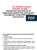 2. Strategi Operasi Dalam Lingkungan Global