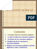 ecuaciones quimicas