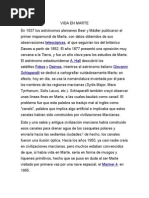 Vida en Marte