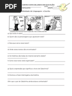 Atividade História Em Quadrinhos