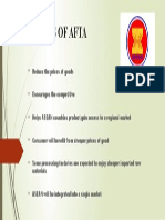Benefits of Afta