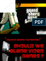 Video Games and Violence (Persuasive Speech Presentation)