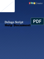 Zoho Creator Deluge Script Help Document