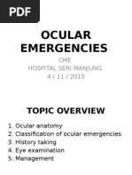 Ocular Emergencies CME