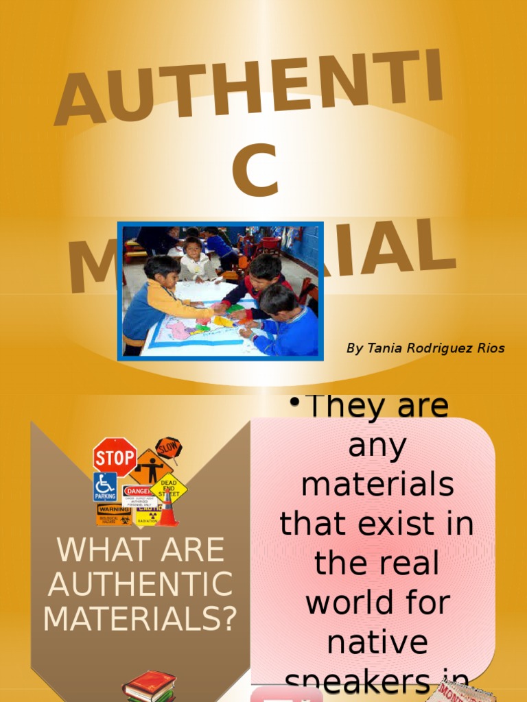 Authenti C Material: by Tania Rodriguez Rios | PDF