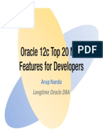 Oracle12c New Features for Developers