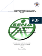 Implementación de diagnóstico en fondo acumulado de la IEM Ciudadela Educativa de Pasto