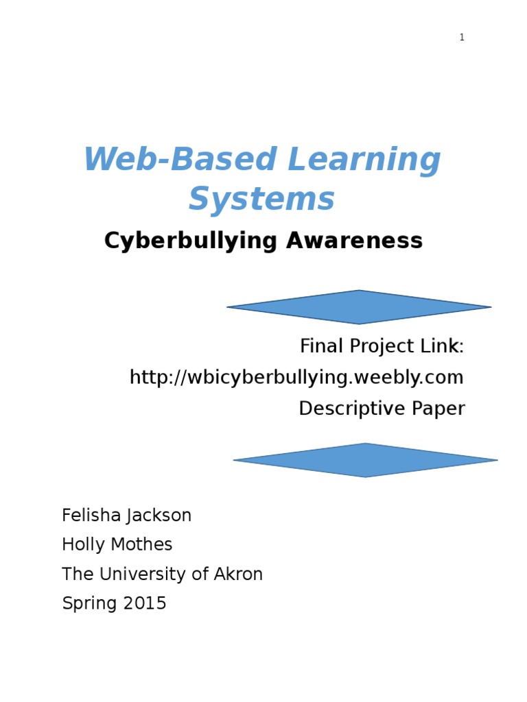 Cyberbullying Awareness in Education | PDF | Cyberbullying | Hyperlink