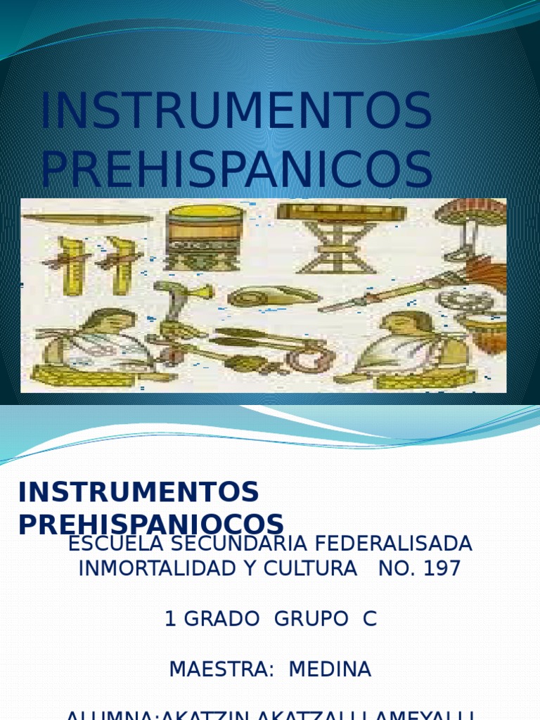 Intrumentos Prehispanicos | PDF | Instrumentos musicales | Flauta
