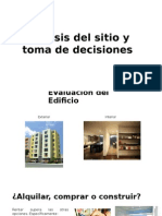 Análisis Del Sitio y Toma de Decisiones