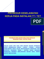 Prosedur Keselamatan Kerja Pada Instalasi TT / Tet