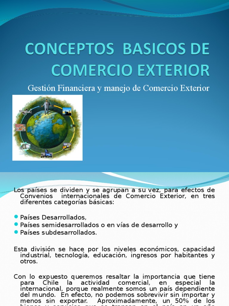 GUIA N° 1 CONCEPTOS BASICOS DE COMERCIO EXTERIOR