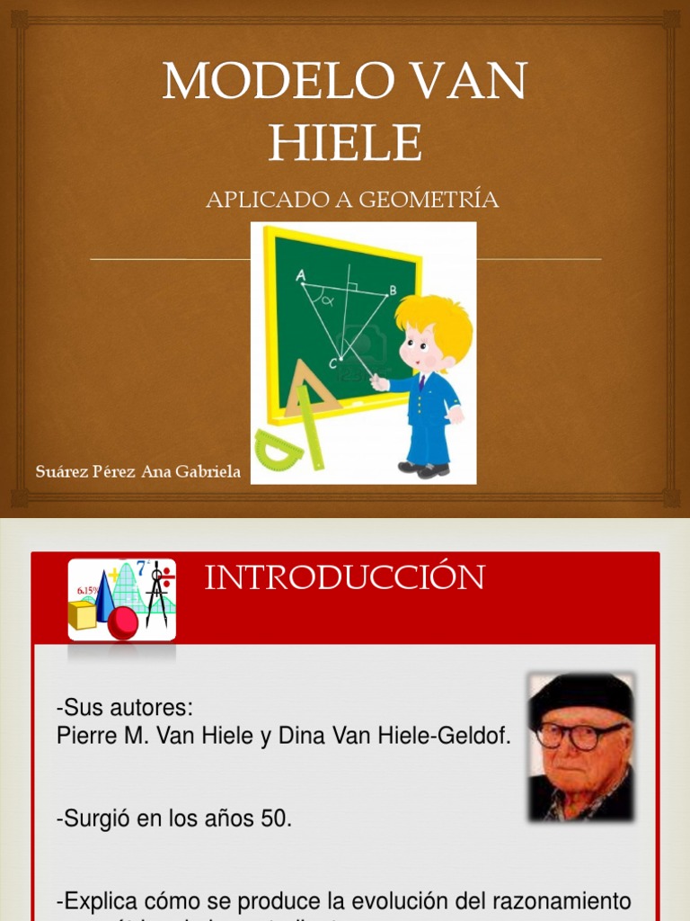 Modelo Van Hiele Aplicado en Geometría | PDF | Razón | Teoría del modelo