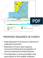 Map,cross-sections and proposed stratigraphy of the study area