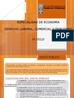 III Ciclo Economía - Derecho Tributario