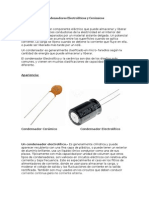 Condensadores Electrolíticos y Cerámicos: Características, Aplicaciones y Diferencias