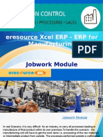 Eresource Xcel ERP - ERP For Manufacuring Business - Jobwork Module