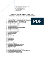 Subiecte Anatomie - Sistemul Nervos Central Si Analizatorii