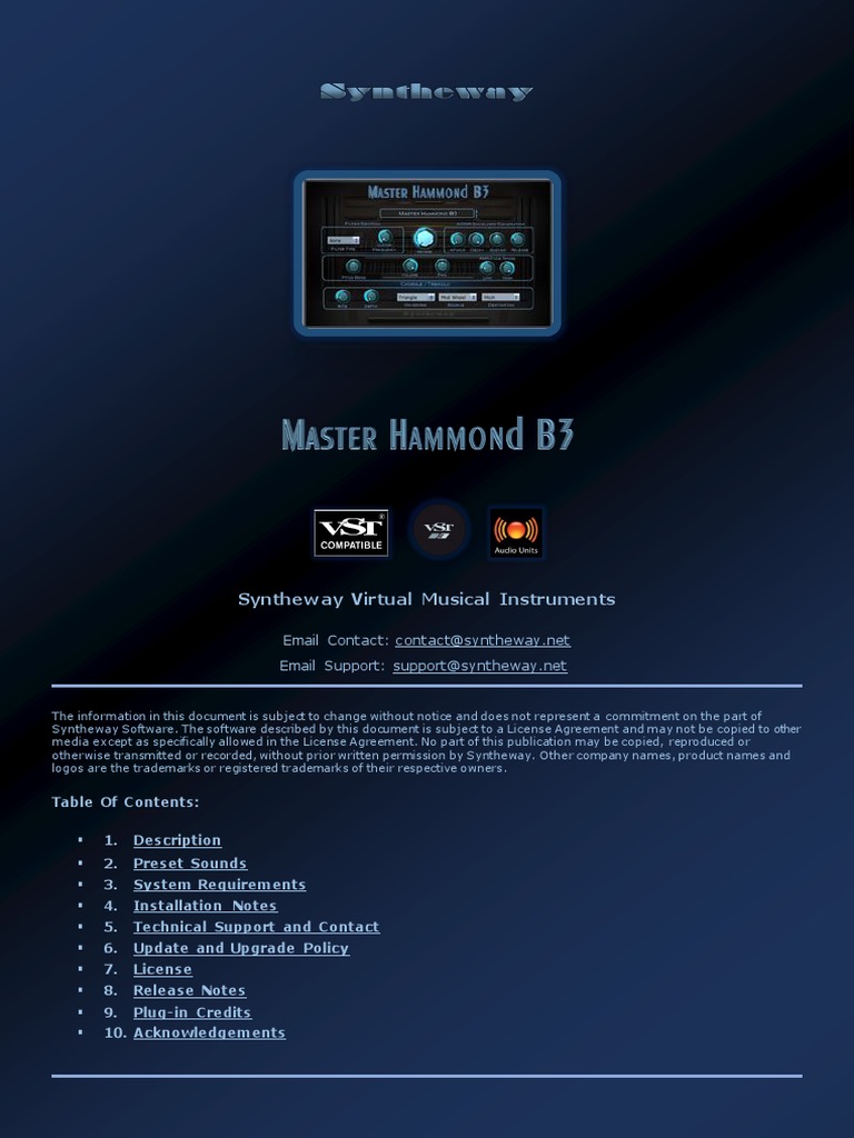 Master hammond b3 vsti 2.1 crack 2