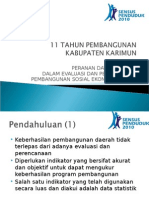 Profil Pembangunan Kabupaten Karimun 2010