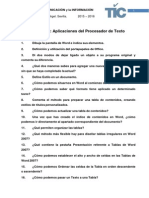 TEMA 4 TIC Aplicaciones Del Procesador de Texto