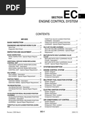 Nissan Cube Ec Pdf Throttle Medical Diagnosis