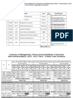MBA (FT) - Class Schedule - Term-II