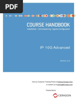 Ceragon - IP10G - Advanced - Course Handbook - V4.2