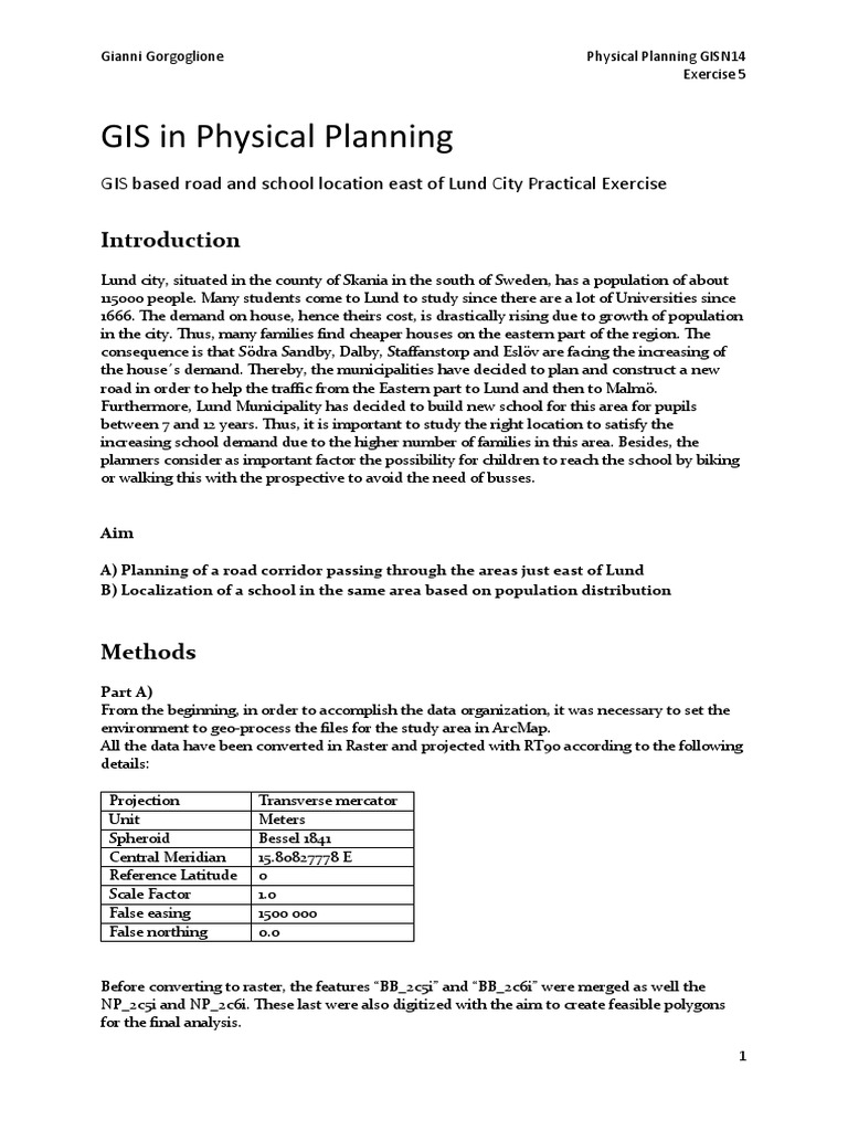 GIS Planning for Lund's Growth | PDF | Forests | Geographic Information ...