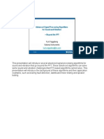 Advanced Signal Processing Algorithms for Sound and Vibration