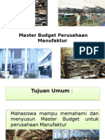 MASTER BUDGET MANUFAKTUR