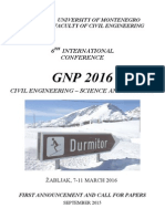 GNP 2016 - First Announcement