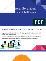 Organisational Behaviour: Relevance and Challenges