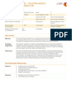 Senior Project Scheduler Success Profile - Prof Services