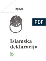 Islamska Deklaracija Alija Izetbegović