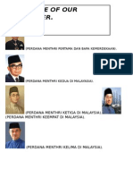 Picture of Our Priminester.: Perdana Menthri Pertama Dan Bapa Kemerdekaan)