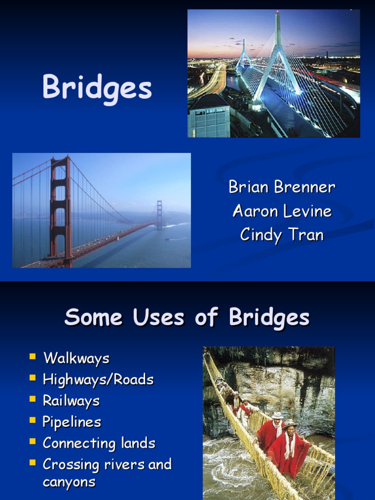 Overview of Bridge Types and Engineering | PDF | Bridge | Transport ...