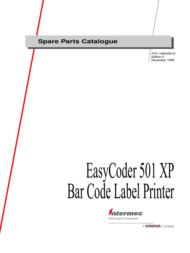 INTERMEC 501xp Spare Parts | Manufactured Goods | Computer Hardware