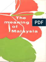 The Meaning of Malaysia