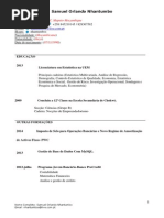 CV Samuel Nhantumbo.