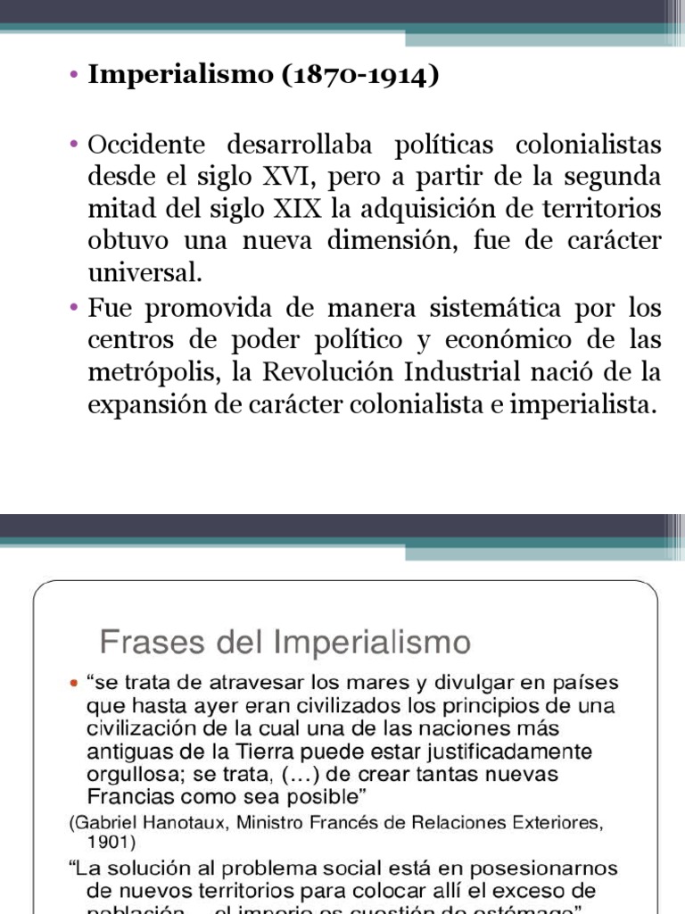 Imperialismo | PDF | Imperialismo | Colonialismo
