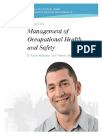 Management of Occupational Health and Safety 