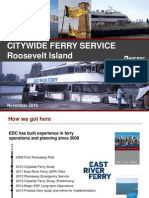 NYC EDC Roosevelt Island Ferry Presentation