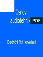 Električni Filtri I Ekvilajzeri