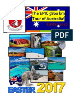 EPIC 5800km Tour of Australia Brochure 2017