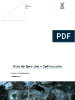 Guía de Ejercicios - Optimización (1)